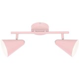 Candellux Lighting Svijetlo ružičasta stropna svjetiljka s metalnim sjenilom 42x10 cm Amor – | shoptok.hr