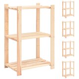  Stalci za pohranu s 3 razine 5 kom 60x38x90 cm borovina 150 kg | shoptok.hr