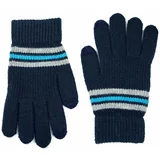 Art of Polo Man's Gloves Rk22232 Navy Blue