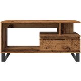 vidaXL Klubska mizica starinski les 90x49x45 inženirski les | Shoptok.si