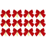 INF Božične mašnice Božična dekoracija rdeča 12 kosov, (21286734) | Shoptok.si