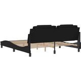 Okvir za krevet Viana bez madraca crni 180x200 cm od umjetne kože | shoptok.hr