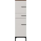Germania Sivobež kopalniška omarica v orehovem dekorju 34x123 cm Yonkers - Germania Cene