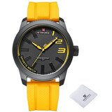 Naviforce muški analogni ručni sat Kvarcni mehanizam braon NF9202T Žuti cene