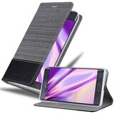 Cadorabo Case, združljiv s Samsungom v sivi črni barvi - zaščitni pokrov z magnetnim zapiranjem, stoječo funkcijo in režo za kartico, (20567959) Cene