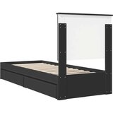  Krevet s od storage Crna 75 x 190 cm Konstruirano drvo | shoptok.hr