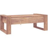 Maison Chic Klubska mizica - kavna mizica - Nizka mizica 110x60x40 cm trdna tikovina, (21754397) Cene