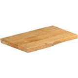 Stolna ploča 60x40x3 8 cm od masivnog drva manga sa živim rubom | shoptok.hr