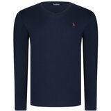 Dewberry DUAL SET T8587 V COLLAR MEN'S SWEATSHIRT-LACİVERT-LACİVERT | Shoptok.si