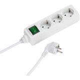 Vivanco 3er Steckdosenleiste weiß 1,4m 27014 ''basic'', 3x Schuko m. Schalter, KiSi Cene