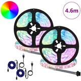  LED traka 2 pcs Crna i prozirna 2300 mm Bakar i plastika | shoptok.hr