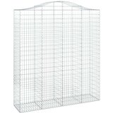  Lučne gabionske košare 6 kom 200x50x220/240cm pocinčano željezo | shoptok.hr