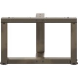  Noge za stolić T-oblika 2 kom Prirodni čelik 40x25x(30-31)cm | shoptok.hr