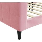  Dnevni krevet ružičasti 80 x 200 cm baršunasti | shoptok.hr