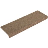  Otirači za stepenice 15 kom prošiveni 65x21x4 cm krem | shoptok.hr