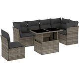  7-dijelni set vrtnih sofa sivi od poliratana | shoptok.hr