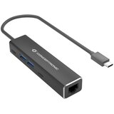  Conceptronic ABBY14B 2.5G Ethernet USB 3.2 Gen 1 Adapter with USB Hub, 2.5GbE, USB-A x 2, USB-C x 2 | shoptok.hr