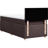  Krevet s oprugama i madracem tamnosmeđi 80x200 cm od tkanine | shoptok.hr