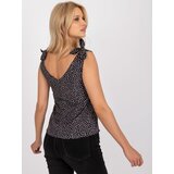 RUE PARIS Top-WN-TP-1335.63P-black-beige | Shoptok.si