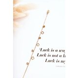 Glam Chic Classic Bracelet On A Thin Chain With Ornaments Gold | Shoptok.si