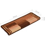  Samolepilne preproge za stopnice 15 kosov 65x21x4 cm rjave, (20980917) | Shoptok.si