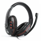 Slušalice sa mikrofonom GEMBIRD gaming, volume control, black/red, GHS-402