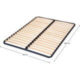 Kondela Letveno dno v fiksnem okvirju, 140x200, LETVENO DNO NEW 429595 | Shoptok.si