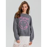 Sinsay Gornji dio trenirke s printom Nirvana | shoptok.hr