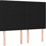  Box spring s madracem LED crni 140x190 cm od tkanine | shoptok.hr