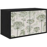  ormar za montažu na zid GOTHA 69 x 33 x 40 cm Crni hrast | shoptok.hr