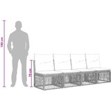  4-sjedala sofa 4 pcs 4-Broj sjedala Bež poliratan | shoptok.hr