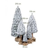  Umjetno božićno drvce - NATUR GORSKA SMREKA SNJEŽNA - 210cm | shoptok.hr