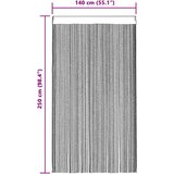  Nižaste zavjese 2 kom svijetloplave 140x250 cm | shoptok.hr