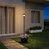  Solarna lampa s postoljem i saksijom Crna 32 x 32 x 158 cm Cijene