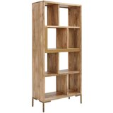 MID.YOU REGAL 88/194/40 cm antracit, naravne barve | Shoptok.si