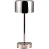 Tri O LED stolna lampa s mogućnosti zatamnjivanja u sjajno srebrnoj boji (visina 30 cm) Jeff – | shoptok.hr