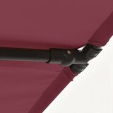  Vrtni suncobran s aluminijskom šipkom 2 x 1 5 m bordo | shoptok.hr