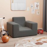  Dječja fotelja antracit od mekanog pliša | shoptok.hr