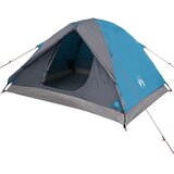 Šator za kampiranje za 3 osoba plavi 240x217x120 cm taft 190T | shoptok.hr