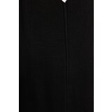 Trendyol Black Maxi Knitwear V-Neck Gilet Dress | Shoptok.si