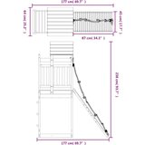  Igralo s plezalno steno trden les douglas, (20795198) | Shoptok.si