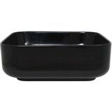  Pravokutni keramički umivaonik crni 38 x 38 x 13,5 cm | shoptok.hr
