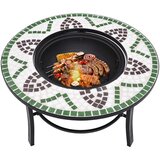 Posuda za vatru s mozaikom zelena 68 cm keramička | shoptok.hr