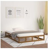  Posteljni okvir medeno rjav 120x190 cm trles | Shoptok.si