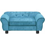 SOFA za pse tirkizna 72 x 45 x 30 cm plišana | shoptok.hr