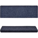 Prostirke za stepenice samoljepljive 15 kom 65x21x4 cm plave pravokutne rubove | shoptok.hr