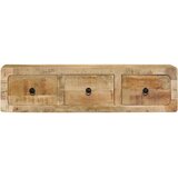  Zidni TV ormarić 100x32x25 cm puno drvo grubo mango | Eponuda.ba