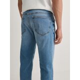 Reserved - Slim traperice isprana izgleda - plava | shoptok.hr