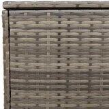  Vanjska kutija za jastuke siva 100x55x55 5 cm poli ratan - Siva | shoptok.hr