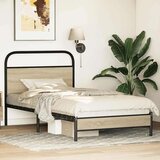 vidaXL Okvir kreveta bez madraca boja hrasta sonome 100x190 cm drveni | shoptok.hr